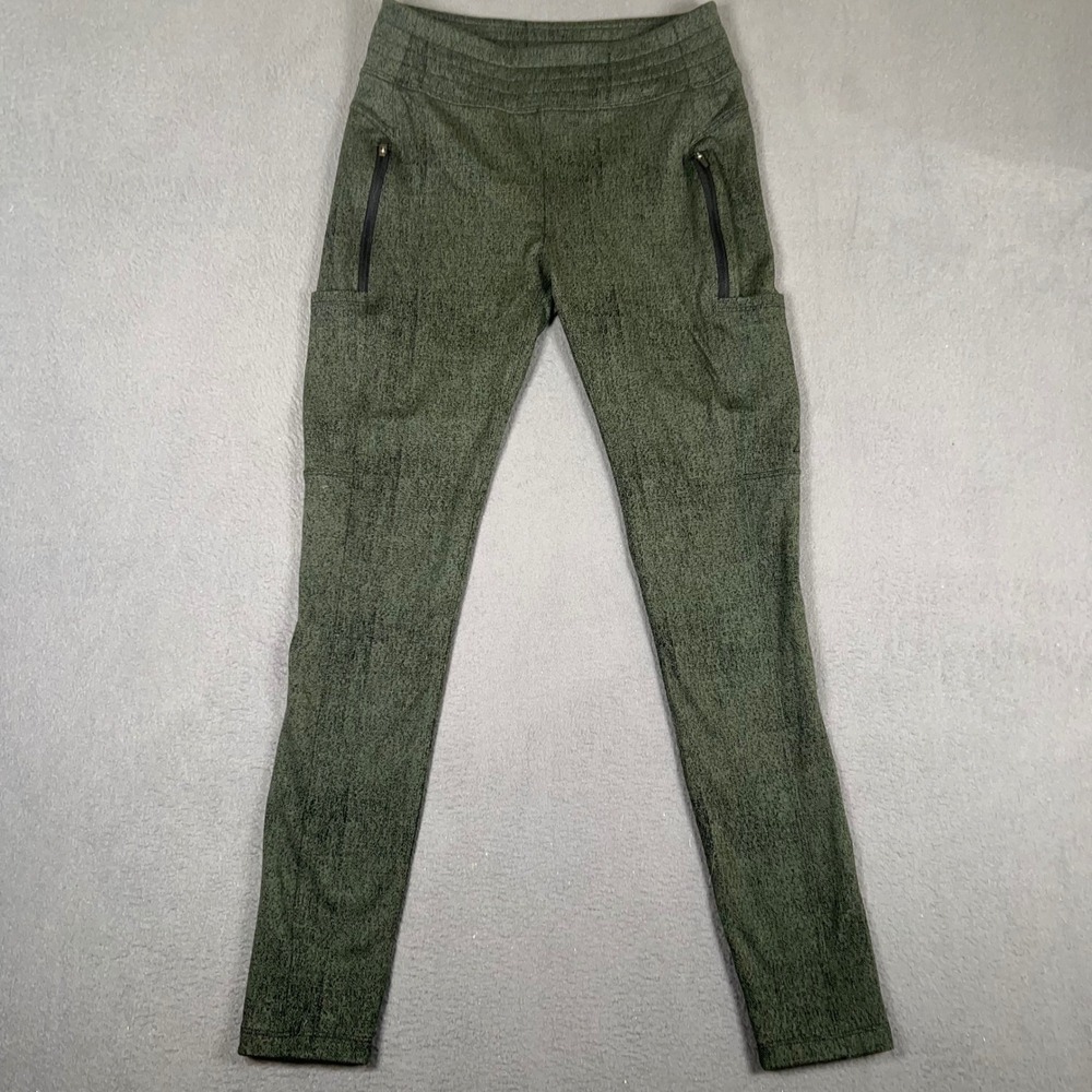 Alpine Design Cargo Pants Women Small Green Heathered Slim Fit Outdoor Pockets